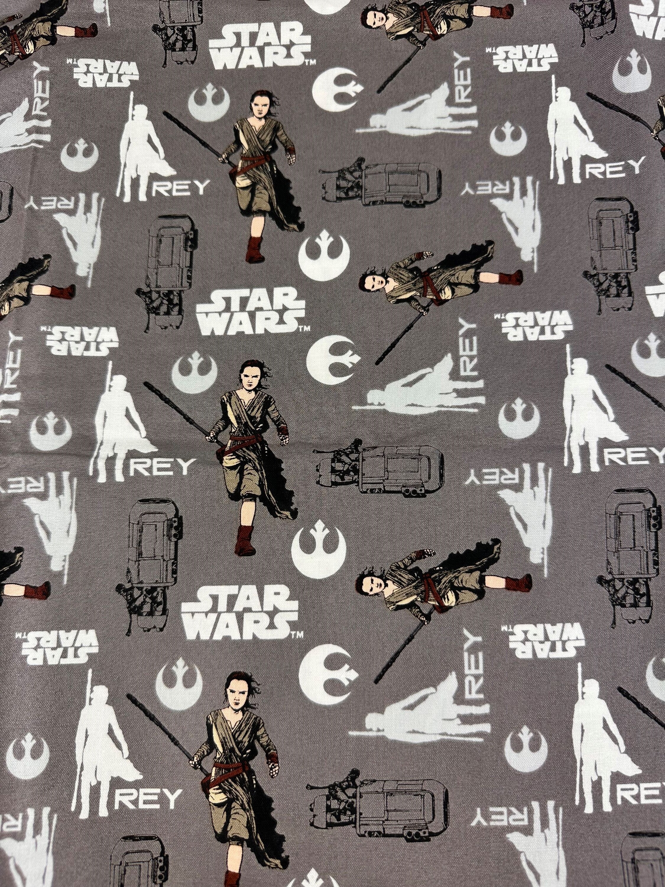 Tecido importado Star Wars Rey