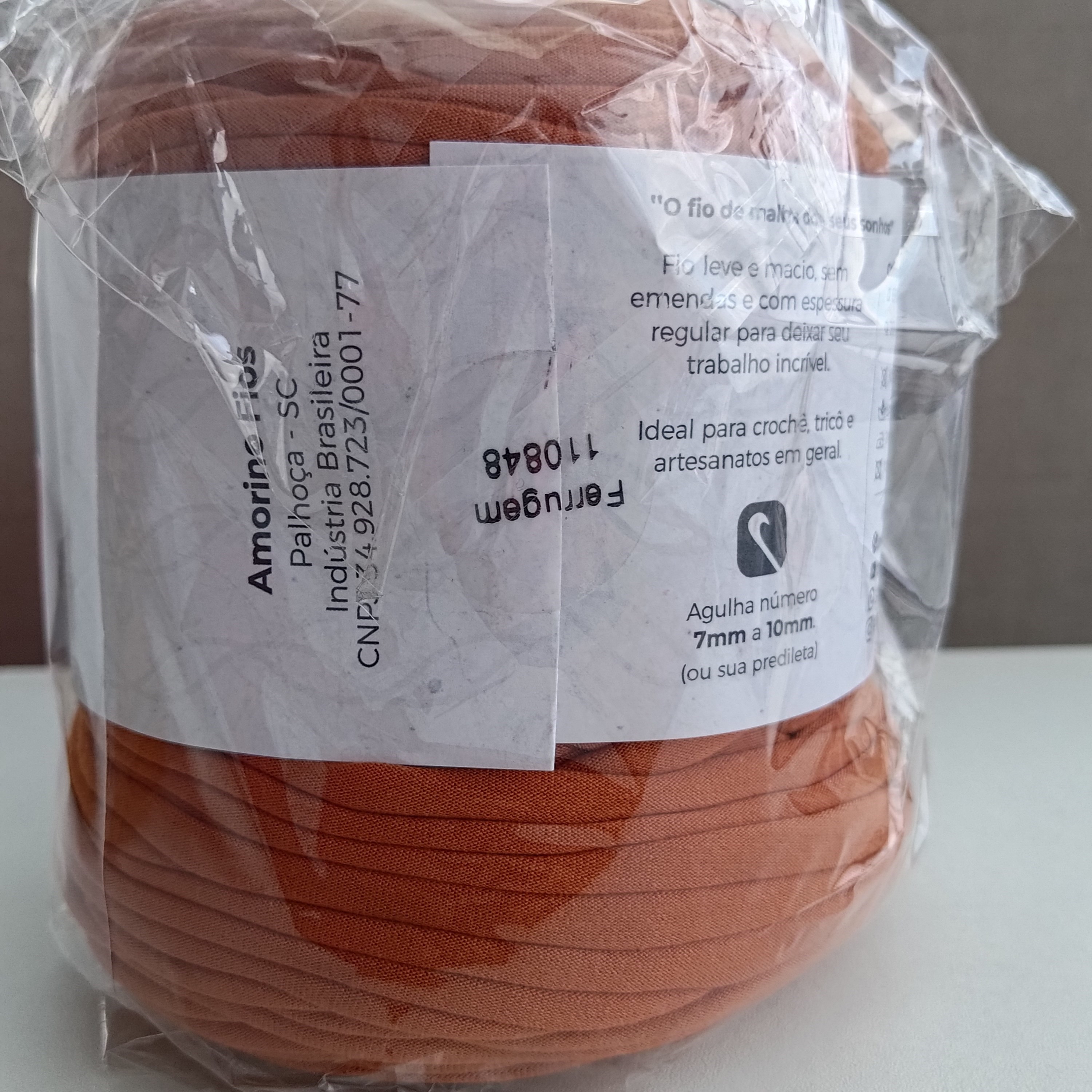 Fio de malha Amorino 36mm Ferrugem