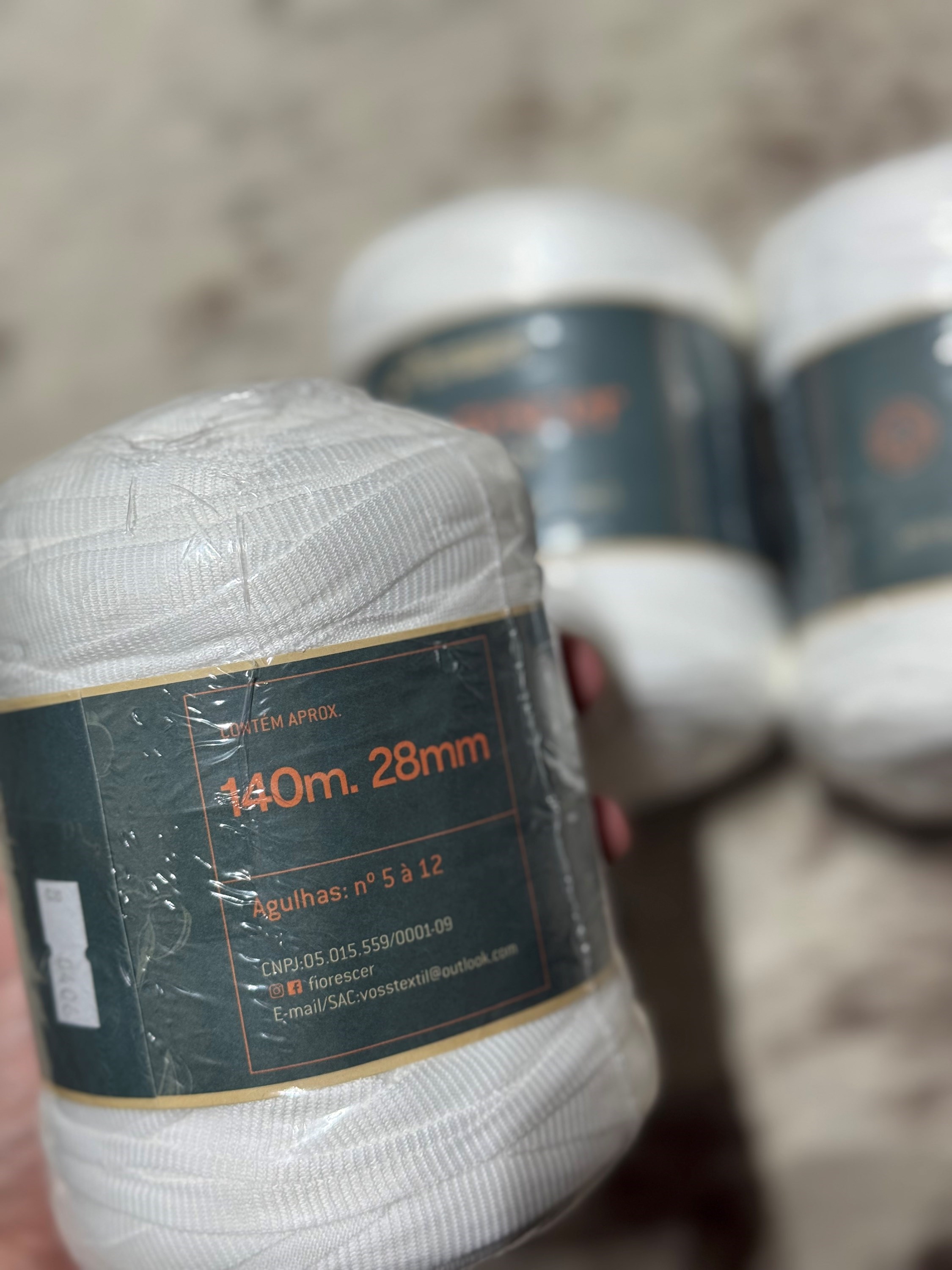 fio de malha premium Fiorescer 28mm