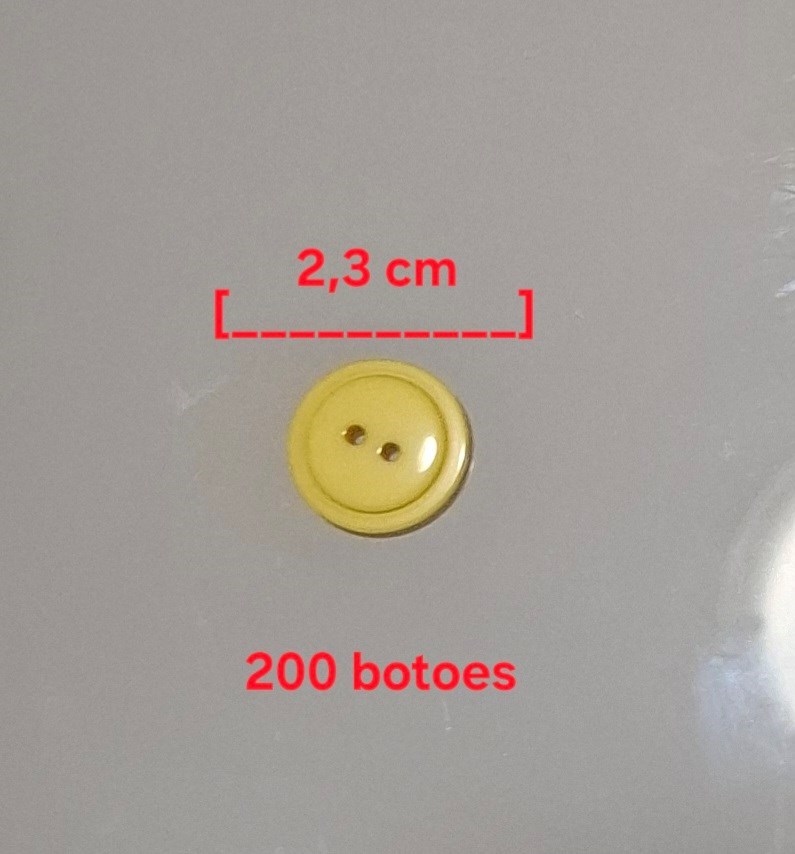 Botões amarelo 