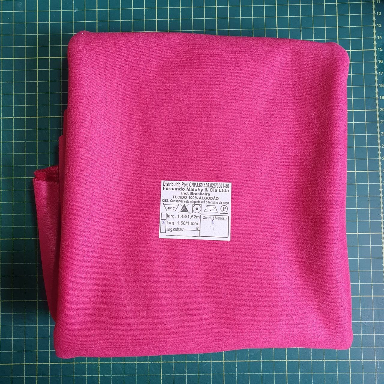 Kit com 2 tecidos de Malha Scuba Suede 