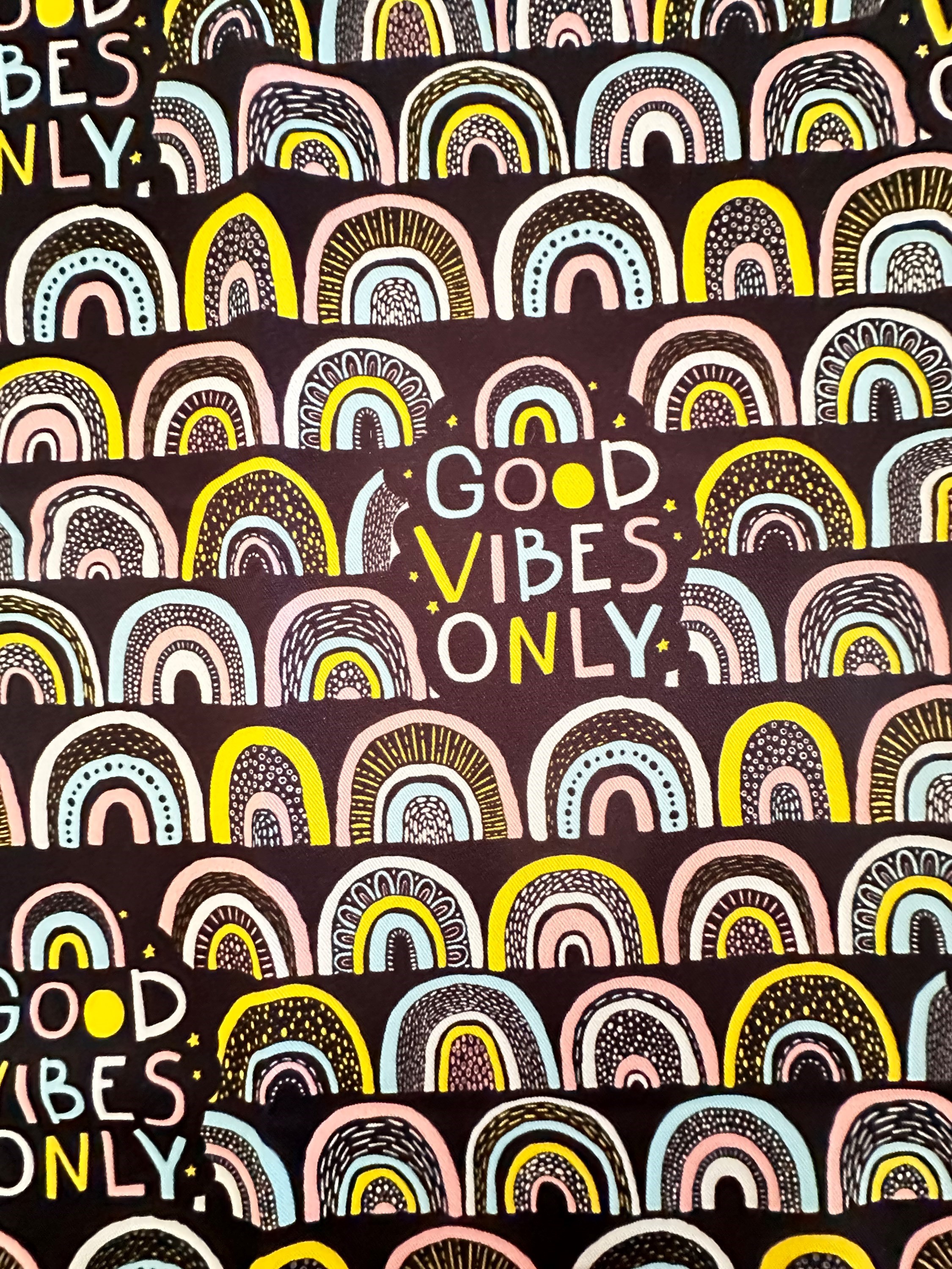 Tecido de Gabardine Good Vibes