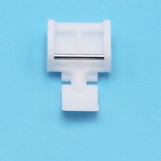 Calcador Sapata sapatilha Teflon para Zíper e Vivo máquina de costura doméstica