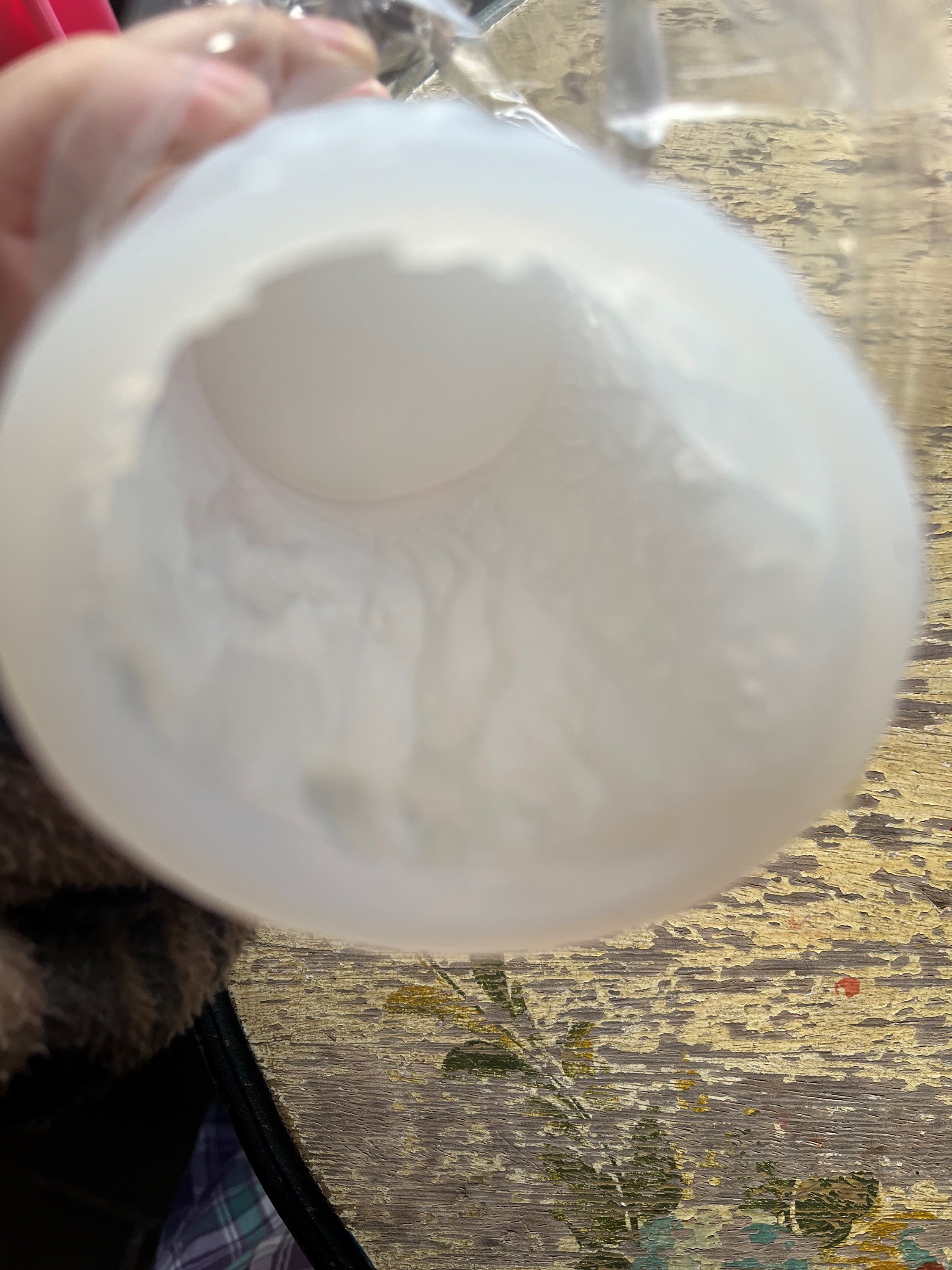 Molde de silicone flexível cilíndrico formato arabescos