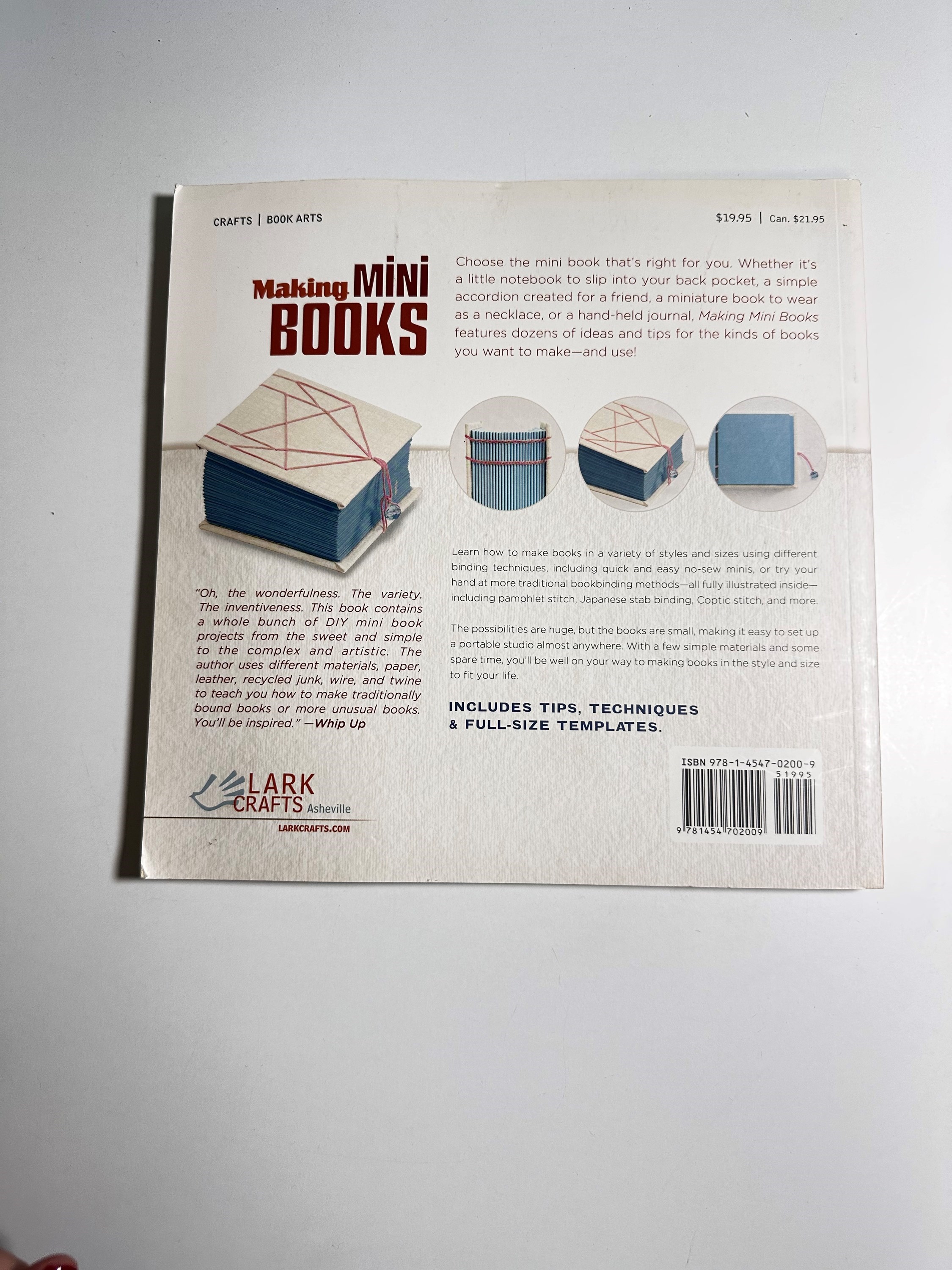 Livro importado Making Mini Books