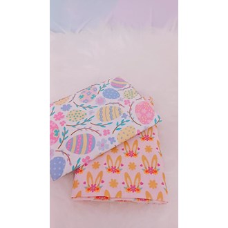 AMO COELHO - Kit com 2 tecidos