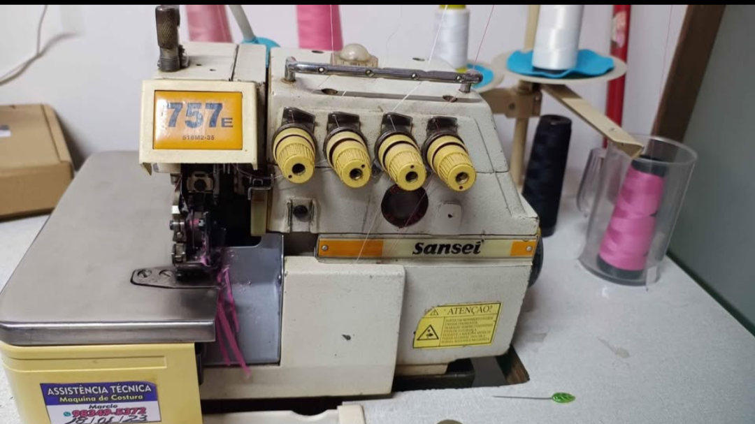 Máquina interlock industrial 