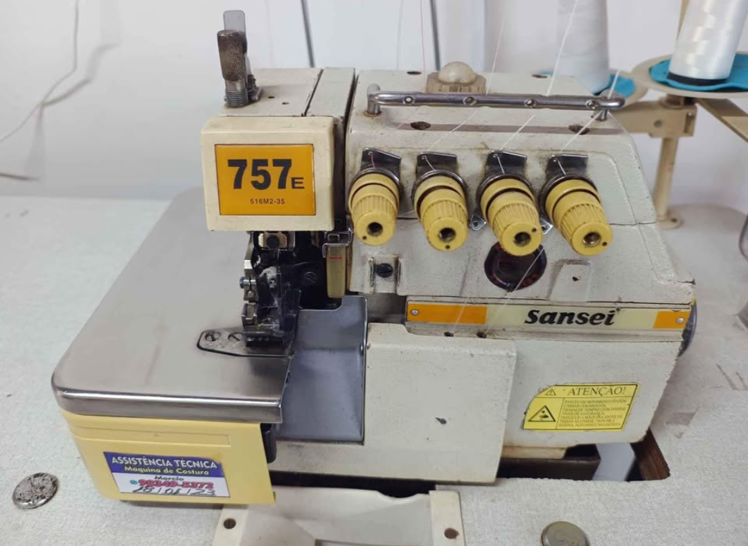 Máquina interlock industrial 