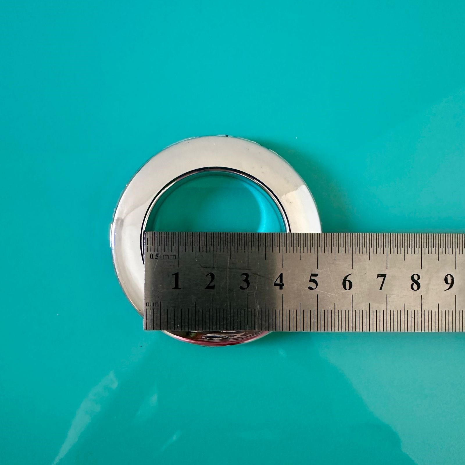 Ilhós Redondo 40mm Cromo