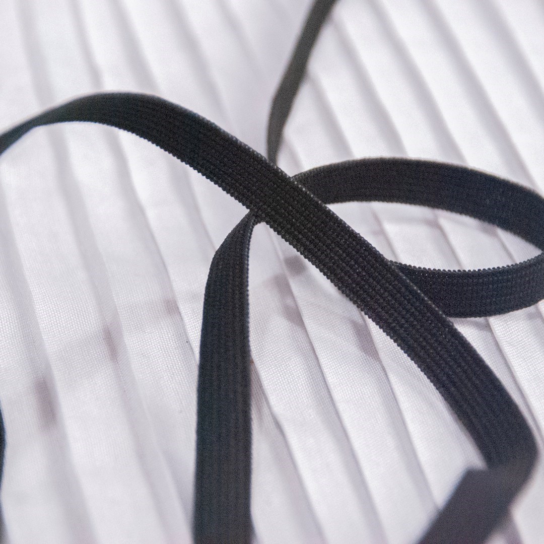 Elástico Preto - 6.5mmx100m