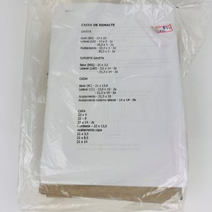 Kit Projeto Caixa de Esmalte - Cartonagem