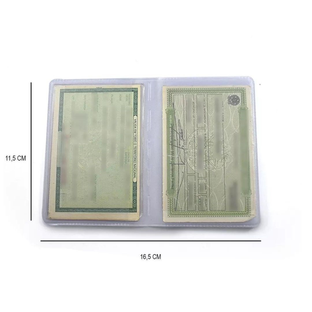 Refil Plástico P/ Carteira - 50 unidades