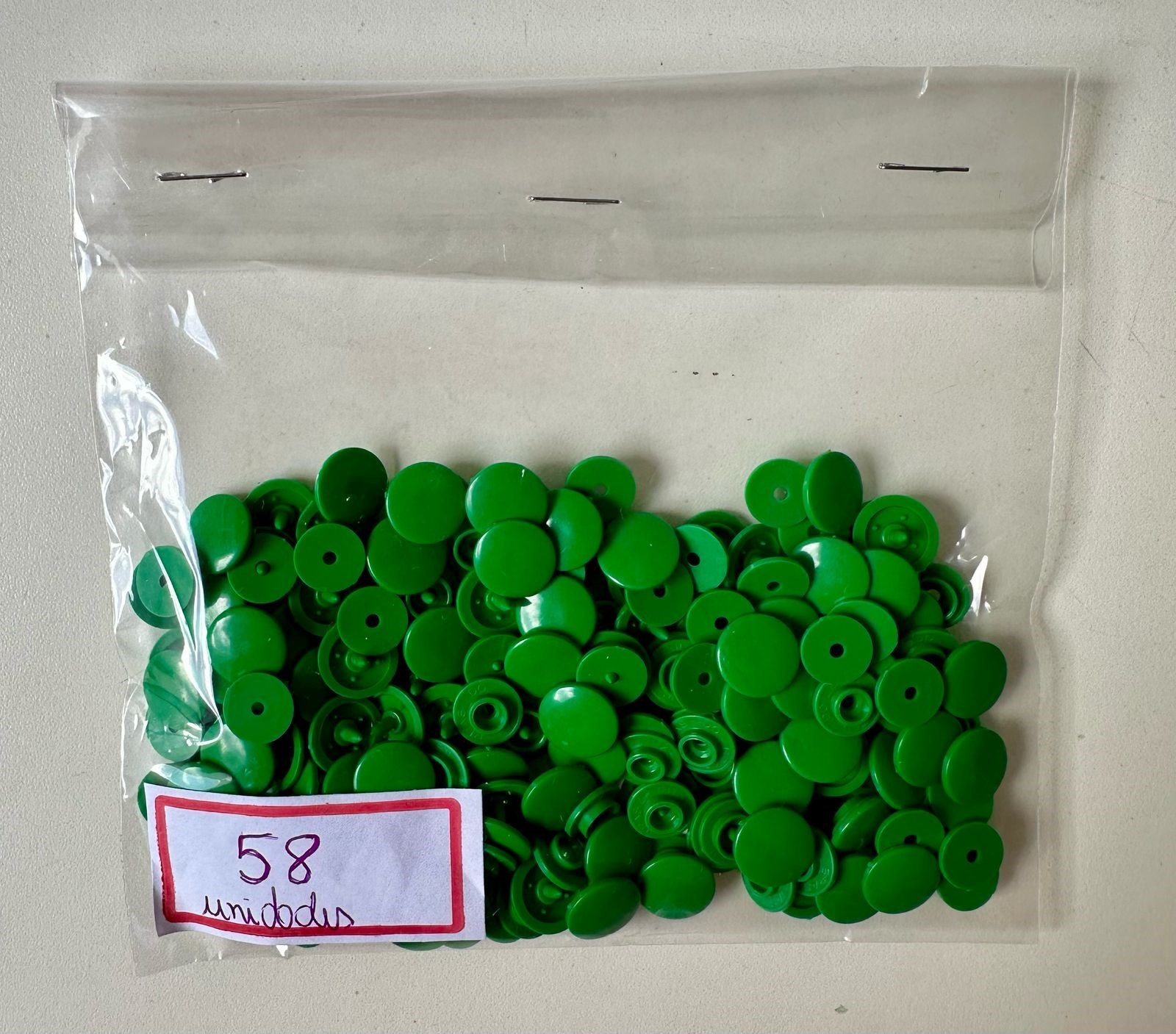 Botão Tic Tac 12 Verde Bandeira