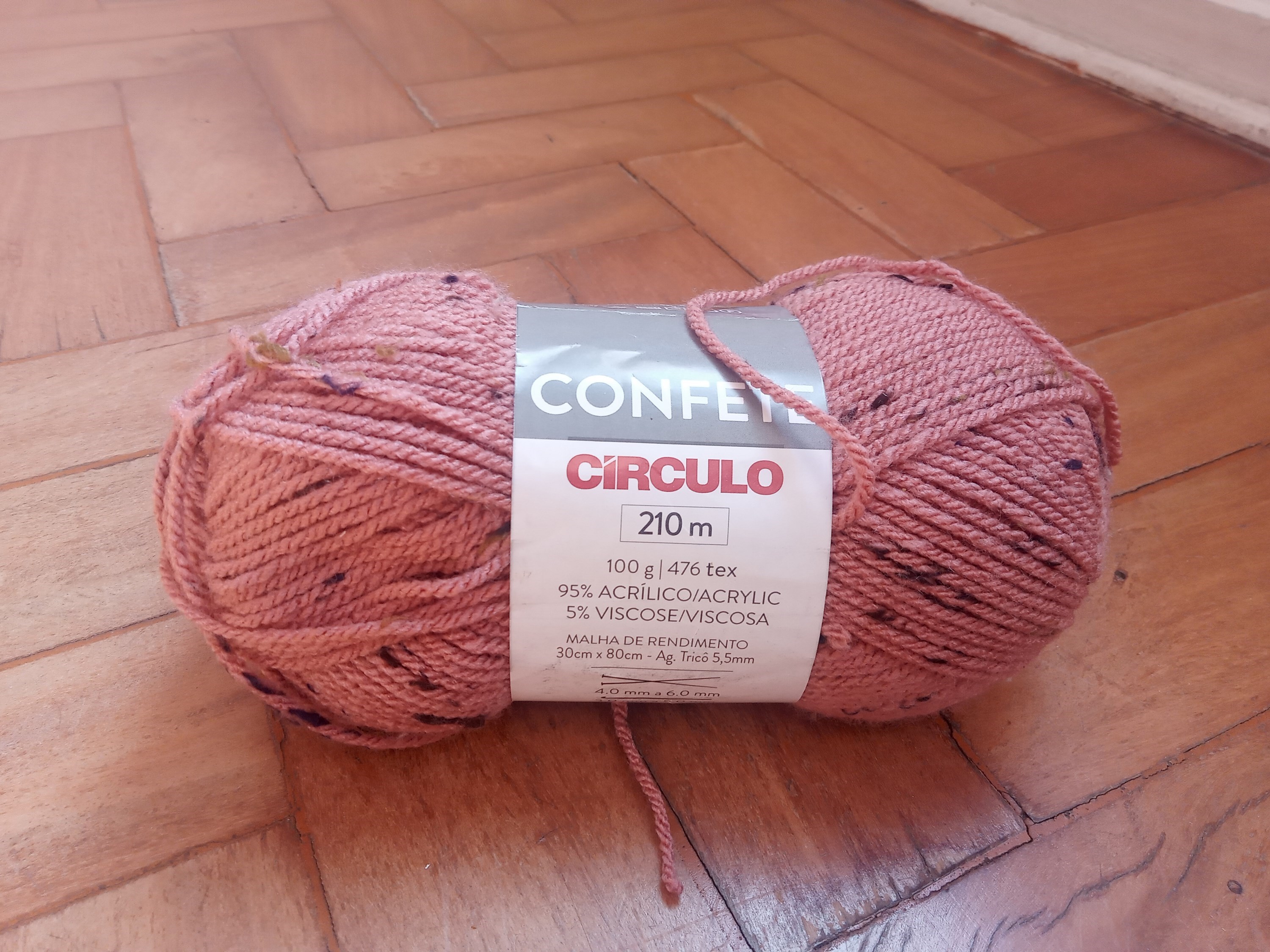 Novelo Confete Círculo 