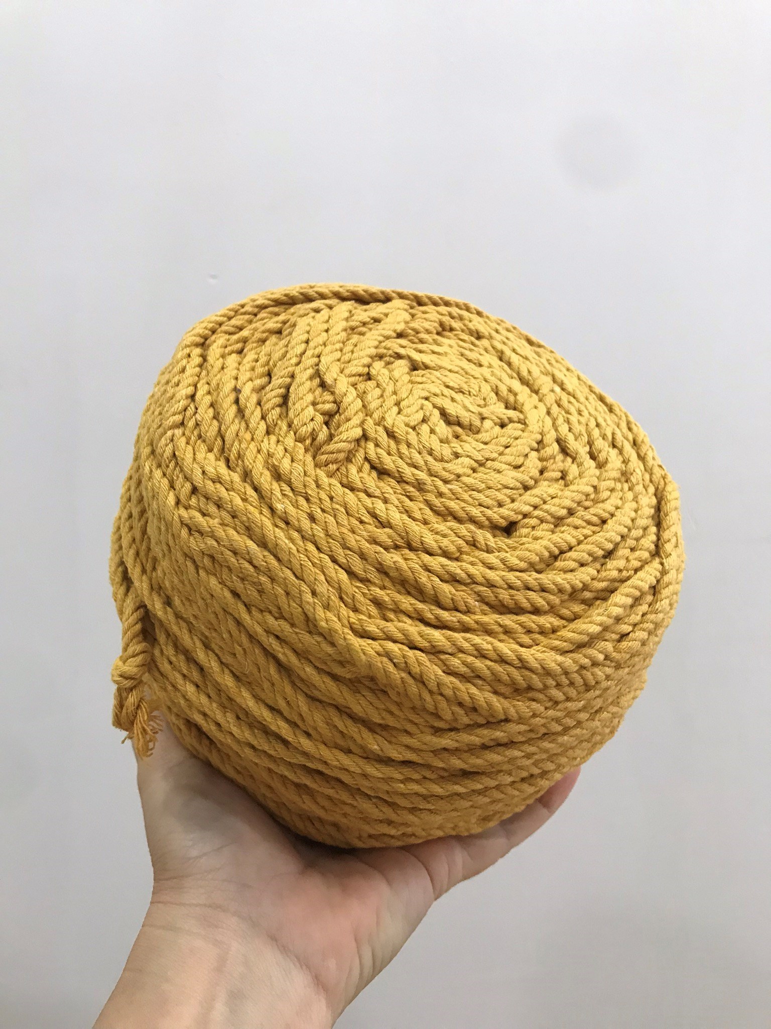 Cordão de algodão torcido