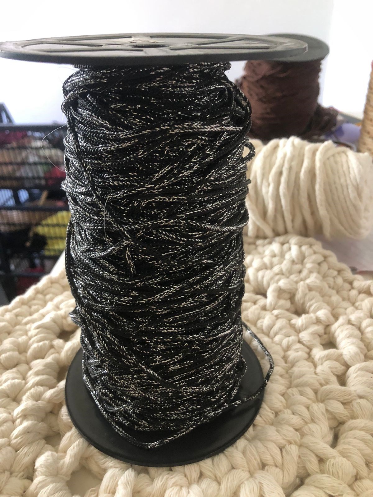 Diversos itens para peças crochê - lote