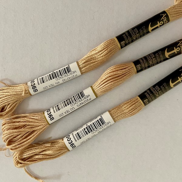 Kit 3 meadas linha Anchor Mouliné - cor 368