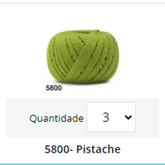 Linha amigurumi Círculo - 5800 Verde Pistache