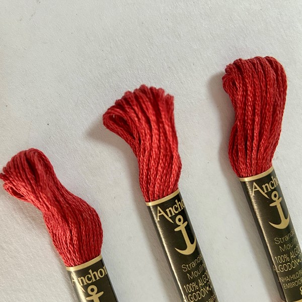 Kit 3 meadas linha Anchor Mouliné - cor 1015