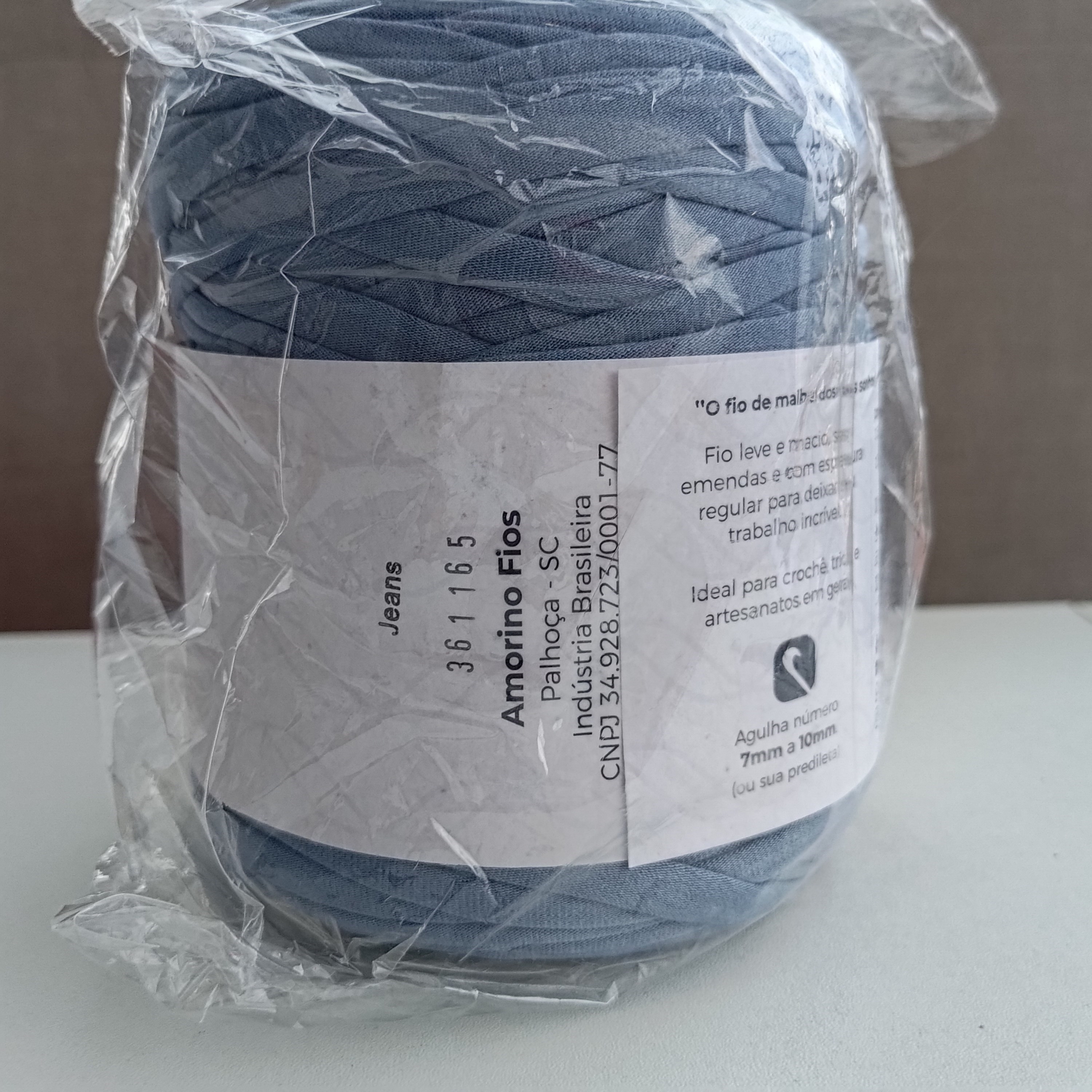 Fio de malha Amorino 36mm Azul Jeans