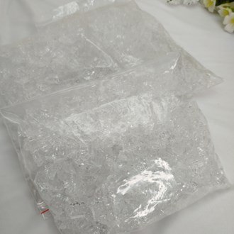 Pingente Coroa Acrilica cristal - Lote com 3 Pacotes