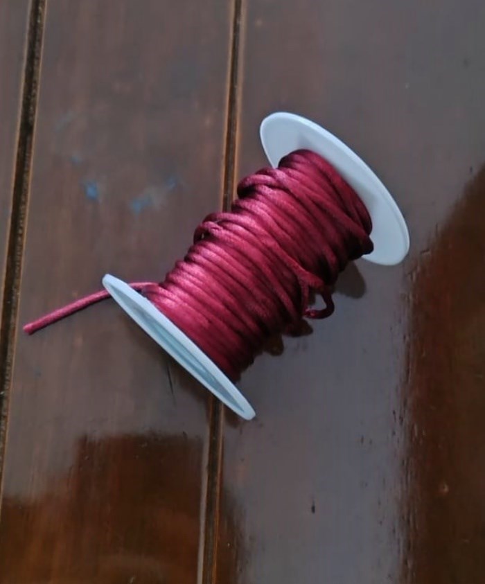 Cordão de Poliéster Vinho