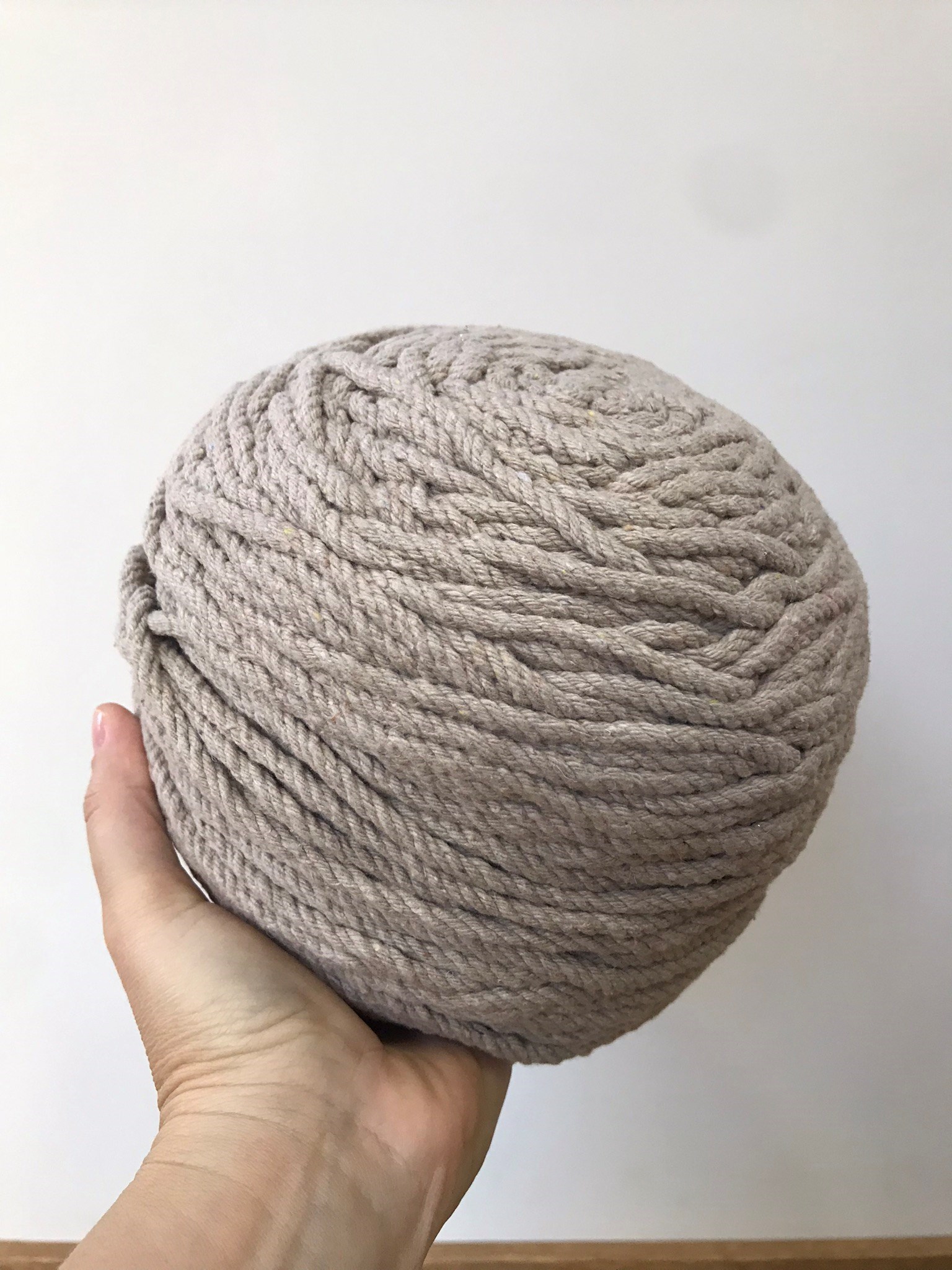 Cordão de algodão torcido