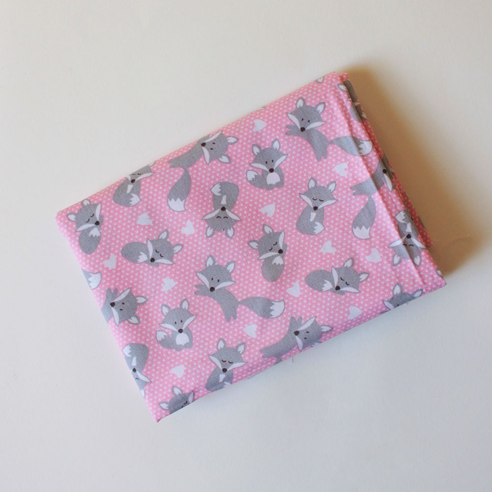 Tricoline Raposinhas Rosa