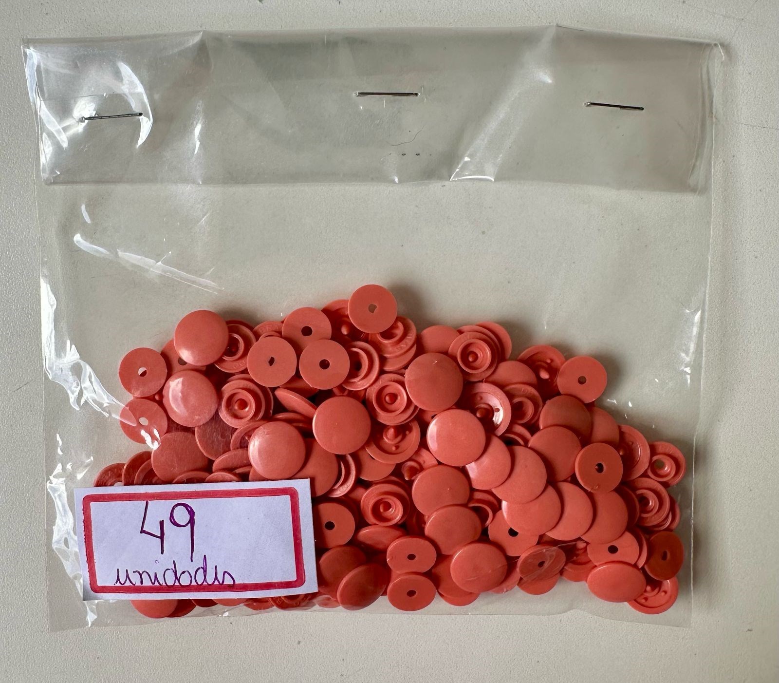 Botão Ritas 12 Pêssego