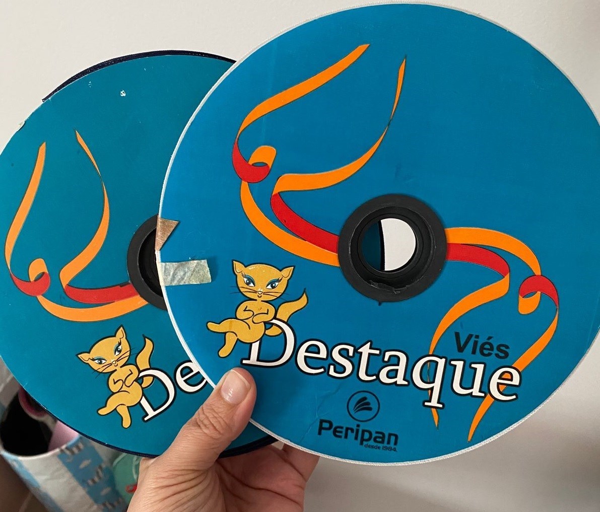 Rolo de viés (kit com 2 rolos)