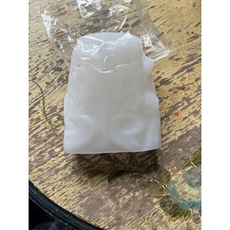 Molde de silicone flexível cilíndrico formato arabescos