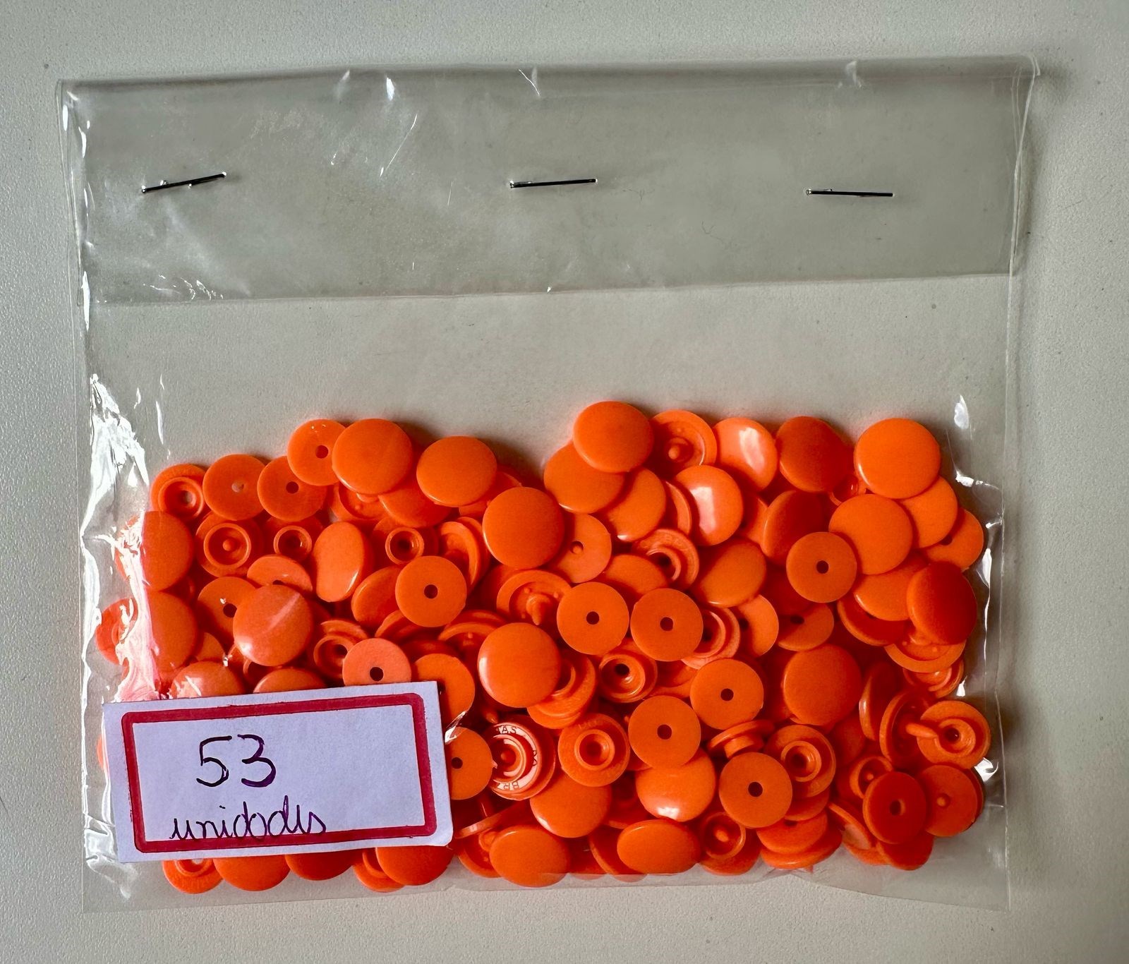 Botão Tic Tac 12 Laranja Cítrico