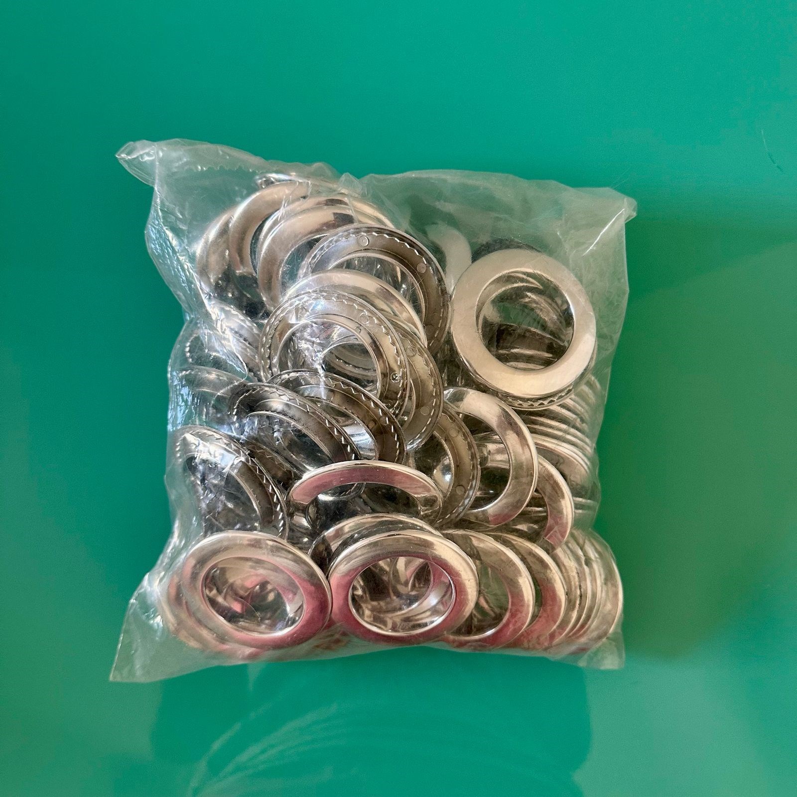 Ilhós Redondo 40mm Cromo