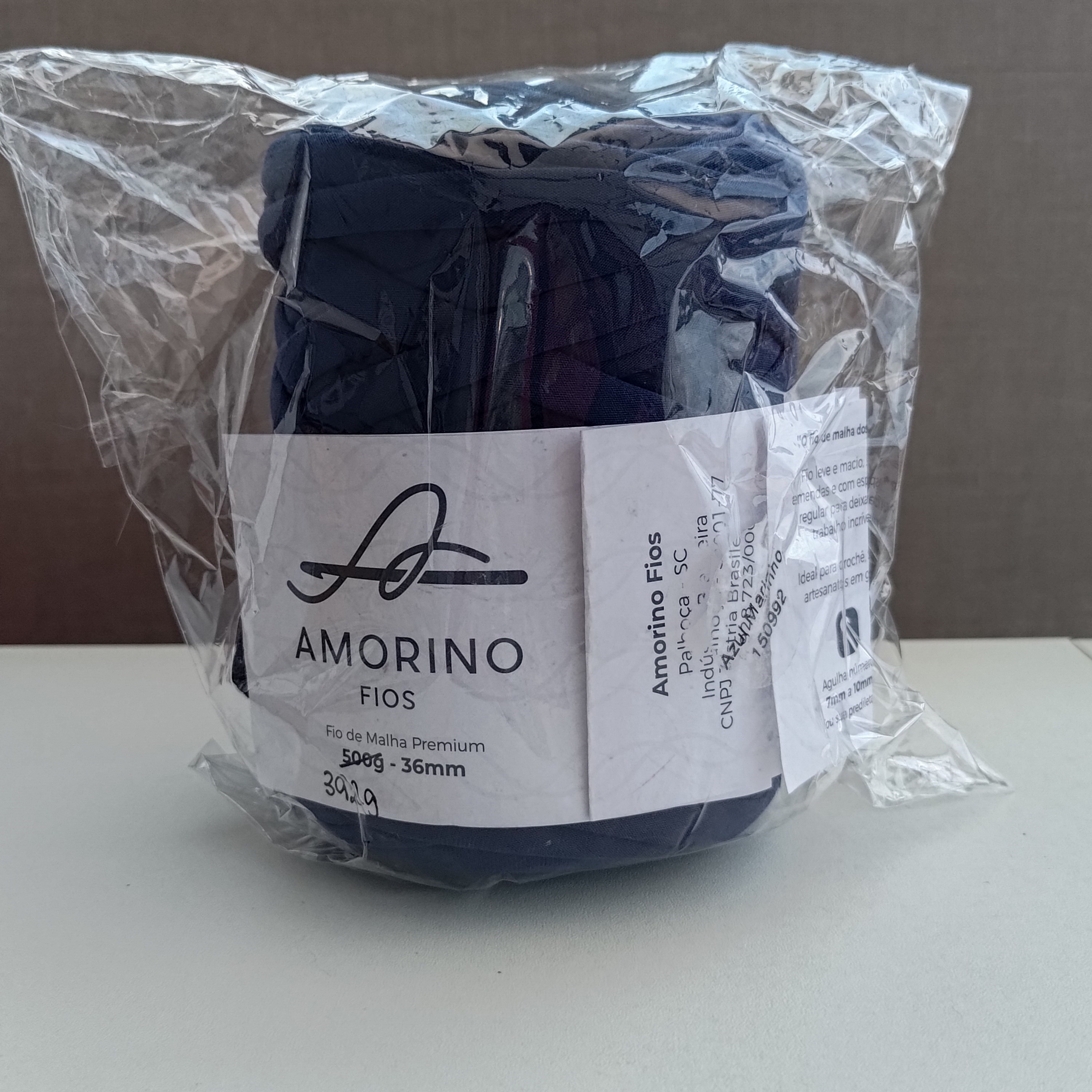 Fio de malha Amorino 36mm usado Azul Marinho 